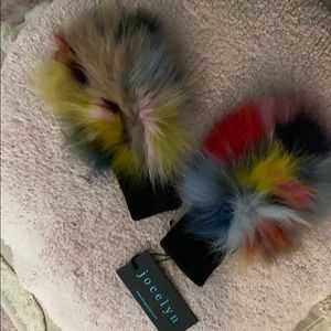 Jocelyn Fur Gloves